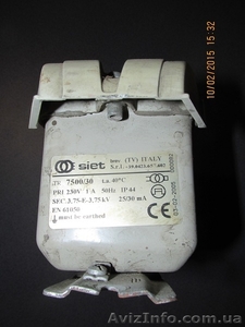 Продам трансформатор для неона SIET 7.5/30. - <ro>Изображение</ro><ru>Изображение</ru> #2, <ru>Объявление</ru> #1246915