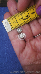 Пусеты с бриллиантами - <ro>Изображение</ro><ru>Изображение</ru> #3, <ru>Объявление</ru> #1261132