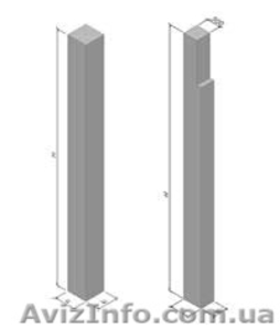 Продам колонны ж/б фахверков, фундаментные ж/б балки, колонны ж/б. под ригеля - <ro>Изображение</ro><ru>Изображение</ru> #2, <ru>Объявление</ru> #1305691