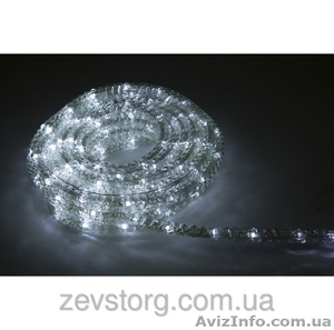 Дюралайт гофрированный LED 10м с контроллером белый - <ro>Изображение</ro><ru>Изображение</ru> #1, <ru>Объявление</ru> #1330082