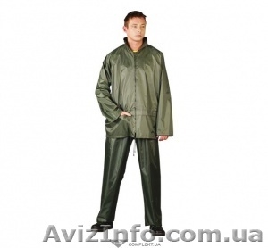 Костюм ПВХ+полиэстер, KPL (Z), куртка, брюки, цвет: зеленый - <ro>Изображение</ro><ru>Изображение</ru> #1, <ru>Объявление</ru> #1319849