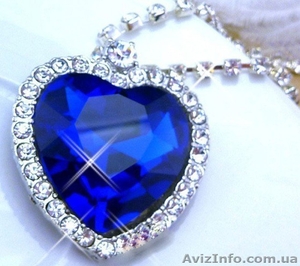 Комплект Ожерелье "Сердце океана" и серьги - мешочек в подарок - <ro>Изображение</ro><ru>Изображение</ru> #1, <ru>Объявление</ru> #1353480