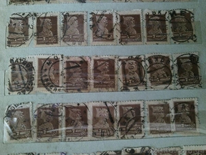 Марки 42 штуки 1924 года , Красноармеец 7 копеек  золотом - <ro>Изображение</ro><ru>Изображение</ru> #6, <ru>Объявление</ru> #1458533