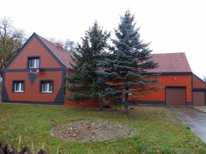 В ФРГ - новый,  классный дом и 50 соток между Берлином и Лейпцигом