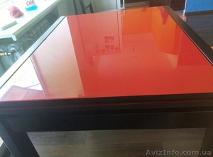Стол обеденный раскладной стекло красный - <ro>Изображение</ro><ru>Изображение</ru> #4, <ru>Объявление</ru> #1475605
