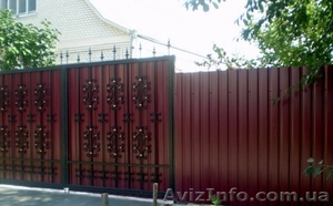 Забор из профнастила недорого в Одессе. - <ro>Изображение</ro><ru>Изображение</ru> #1, <ru>Объявление</ru> #1487796