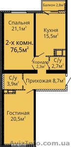 Продам двухкомнатную квартиру в ЖК Альтаир 2 / Люстдорфская дор. Комиссия 0% - <ro>Изображение</ro><ru>Изображение</ru> #1, <ru>Объявление</ru> #1497226