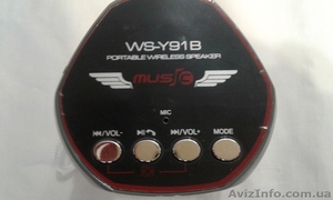 Bluetooth колонка WS-Y91B - <ro>Изображение</ro><ru>Изображение</ru> #3, <ru>Объявление</ru> #1545980