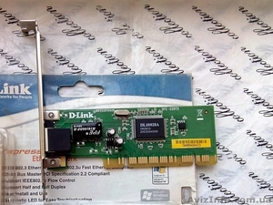 D-Link DFE-520TX. Cетевой PCI-адаптер с 1 портом 10/100Base-TX. - <ro>Изображение</ro><ru>Изображение</ru> #1, <ru>Объявление</ru> #1556756
