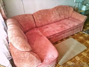Продам полный комплект мягкой мебели: мягкий уголок, кресло и пуфик - <ro>Изображение</ro><ru>Изображение</ru> #3, <ru>Объявление</ru> #1556133