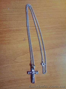 Продам крестик на цепочке под серебро - <ro>Изображение</ro><ru>Изображение</ru> #2, <ru>Объявление</ru> #1584322