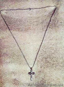 Продам крестик на цепочке под серебро - <ro>Изображение</ro><ru>Изображение</ru> #3, <ru>Объявление</ru> #1584322