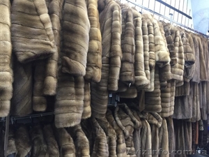 Норковый полушубок под пояс S M