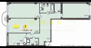 Продам трехкомнатную квартиру ЖК 2 Жемчужина / Гагаринское плато - <ro>Изображение</ro><ru>Изображение</ru> #2, <ru>Объявление</ru> #1587525