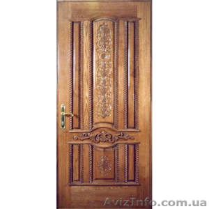 Резная деревянная дверь - <ro>Изображение</ro><ru>Изображение</ru> #1, <ru>Объявление</ru> #1634682