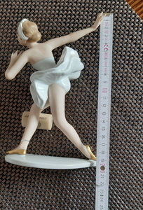 Валлендорф Wallendorf Германия фарфоровая статуэтка Танцовщица Балерина - <ro>Изображение</ro><ru>Изображение</ru> #2, <ru>Объявление</ru> #1665582