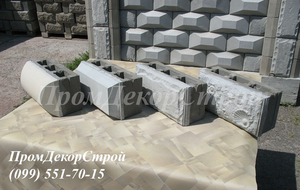 Блоки бетонные заборные декоративные в Одессе - <ro>Изображение</ro><ru>Изображение</ru> #2, <ru>Объявление</ru> #1716324