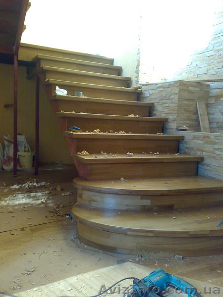 лестницы деревянные ступени балясины - <ro>Изображение</ro><ru>Изображение</ru> #3, <ru>Объявление</ru> #32753