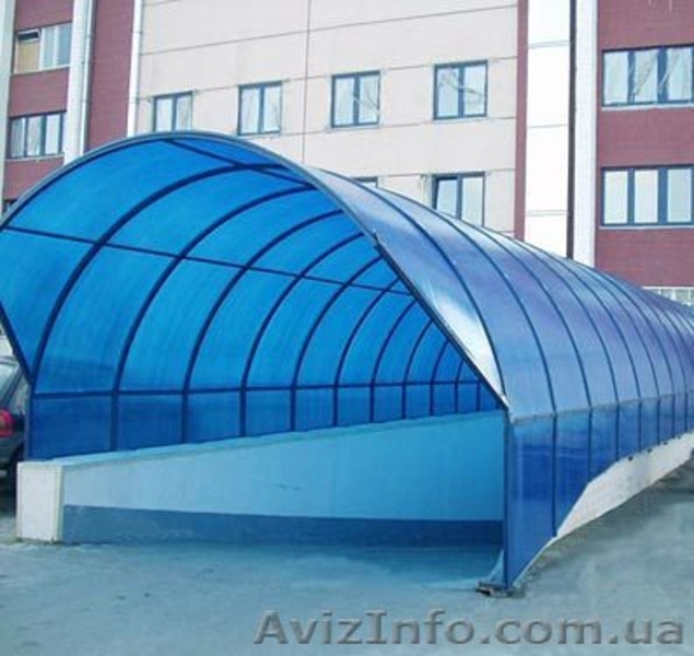 козырьки и навесы из поликарбоната - <ro>Изображение</ro><ru>Изображение</ru> #4, <ru>Объявление</ru> #97901