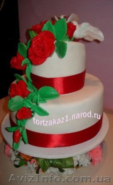 Свадебные торты  европейского  направления на заказ - <ro>Изображение</ro><ru>Изображение</ru> #6, <ru>Объявление</ru> #167477
