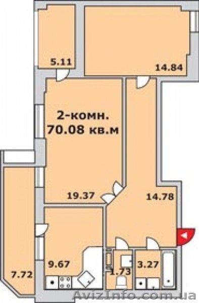 Предлагаем квартиры в жилом комплексе "Фаворит" от 6 000 грн./кв.м.! - <ro>Изображение</ro><ru>Изображение</ru> #7, <ru>Объявление</ru> #232731