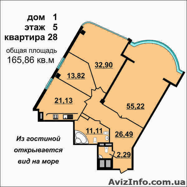 Жилой комплекс премиум-класса Гагарин Плаза 1. Новострой. Одесса. Аркадия. 1,2,3 - <ro>Изображение</ro><ru>Изображение</ru> #2, <ru>Объявление</ru> #350891