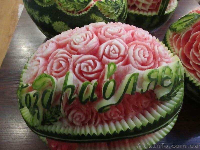 Карвинг- фрукты и овощи - <ro>Изображение</ro><ru>Изображение</ru> #7, <ru>Объявление</ru> #380996