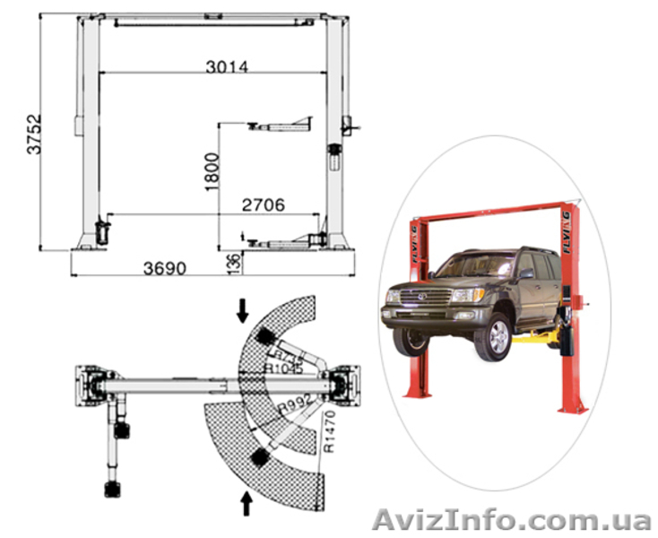 Продам подъеиник Flying Т4, а также 2-4-х стоичный ножничные. Шиномонтаж,стенд - <ro>Изображение</ro><ru>Изображение</ru> #10, <ru>Объявление</ru> #375018