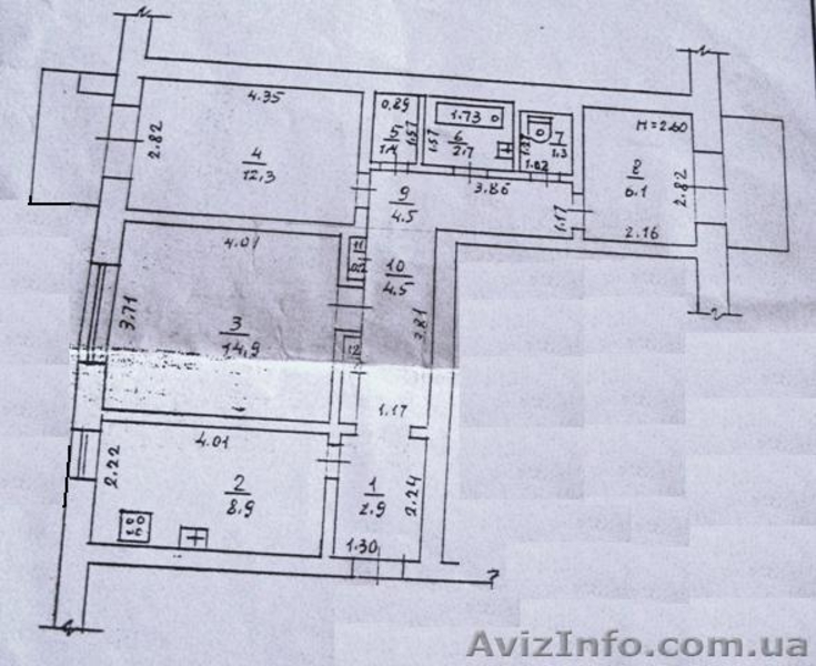Продам 3-х комн. квартиру в переулке Светлый. - <ro>Изображение</ro><ru>Изображение</ru> #6, <ru>Объявление</ru> #408930