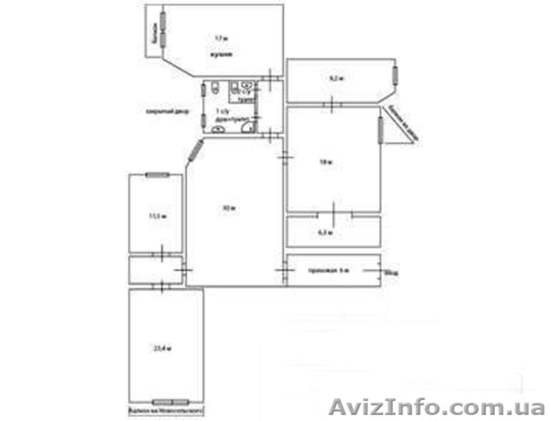 Продам 5-ти ком. квартиру на ул.Новосельского. - <ro>Изображение</ro><ru>Изображение</ru> #8, <ru>Объявление</ru> #398090