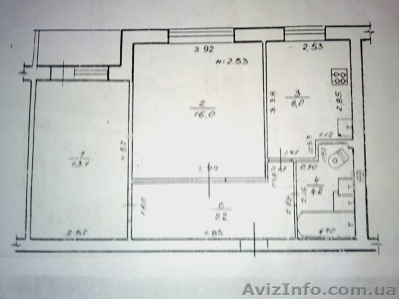 Продам 2-х комнатную квартиру на ул.Посмитного. - <ro>Изображение</ro><ru>Изображение</ru> #8, <ru>Объявление</ru> #421885