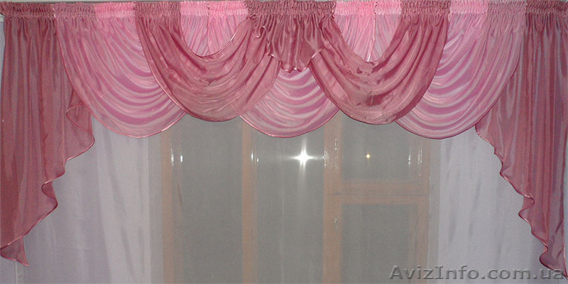 Ламбрекены изШифона на любой вкус и цвет - <ro>Изображение</ro><ru>Изображение</ru> #6, <ru>Объявление</ru> #421395