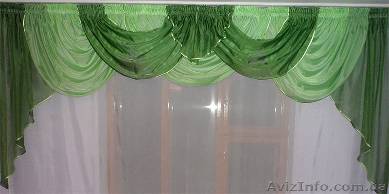 Ламбрекены изШифона на любой вкус и цвет - <ro>Изображение</ro><ru>Изображение</ru> #7, <ru>Объявление</ru> #421395