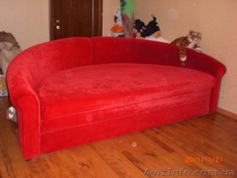 продам красный диван 3500гр. - <ro>Изображение</ro><ru>Изображение</ru> #3, <ru>Объявление</ru> #451470
