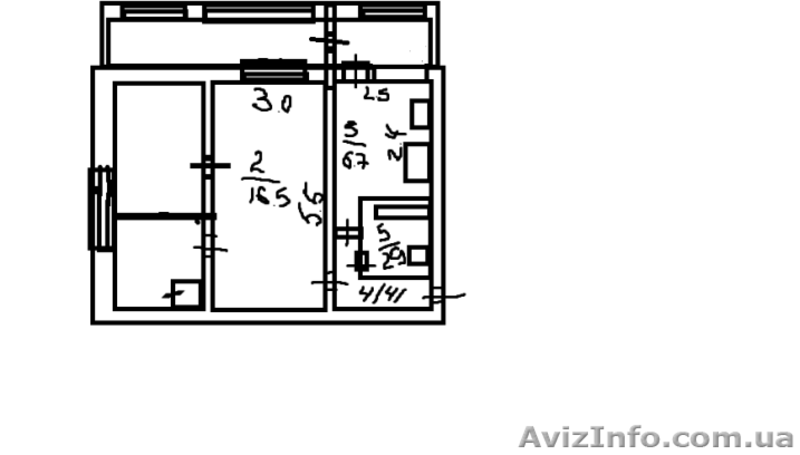 Продам 3-х комн. квартиру на ул. Академика Филатова - <ro>Изображение</ro><ru>Изображение</ru> #3, <ru>Объявление</ru> #527957