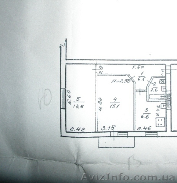 2х комн. Малиновский район - <ro>Изображение</ro><ru>Изображение</ru> #5, <ru>Объявление</ru> #597264