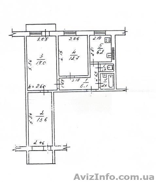 Продается 3х комнатная квартира. Глушко Ак./Океан - <ro>Изображение</ro><ru>Изображение</ru> #3, <ru>Объявление</ru> #627544