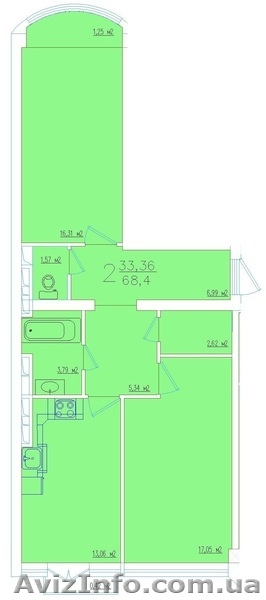 Продажа квартир в ЖК Пятая Жемчужина - <ro>Изображение</ro><ru>Изображение</ru> #5, <ru>Объявление</ru> #613140