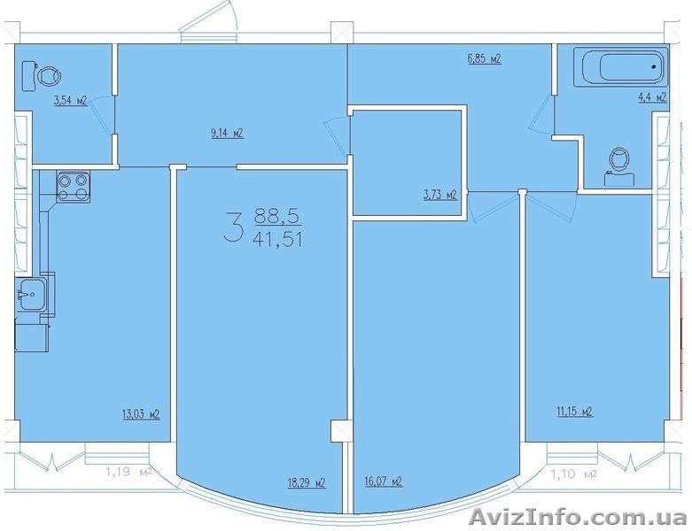 Продажа квартир в ЖК Пятая Жемчужина - <ro>Изображение</ro><ru>Изображение</ru> #6, <ru>Объявление</ru> #613140