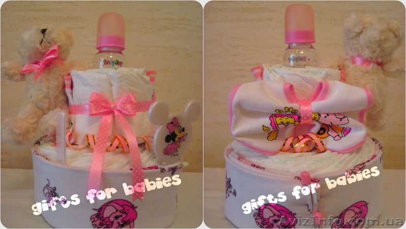 Тортики из подгузников-самый модный и полезный подарок для малыша - <ro>Изображение</ro><ru>Изображение</ru> #5, <ru>Объявление</ru> #615214