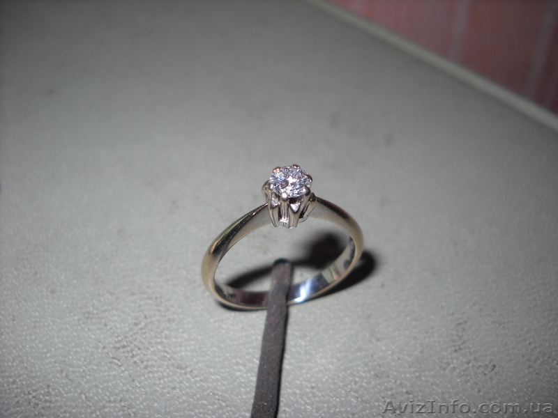 Кольцо золотое с брилиантом - <ro>Изображение</ro><ru>Изображение</ru> #4, <ru>Объявление</ru> #683738