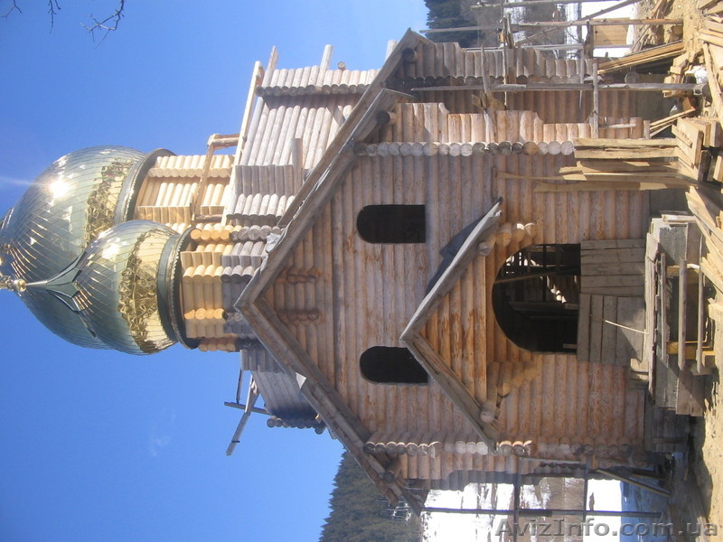 Изготовление срубов. Церкви из  оцилиндрованного бревна. - <ro>Изображение</ro><ru>Изображение</ru> #6, <ru>Объявление</ru> #711348