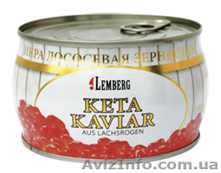 Икра красная кеты (кетовая) ТМ Lemberg, Лемберг - <ro>Изображение</ro><ru>Изображение</ru> #2, <ru>Объявление</ru> #543026