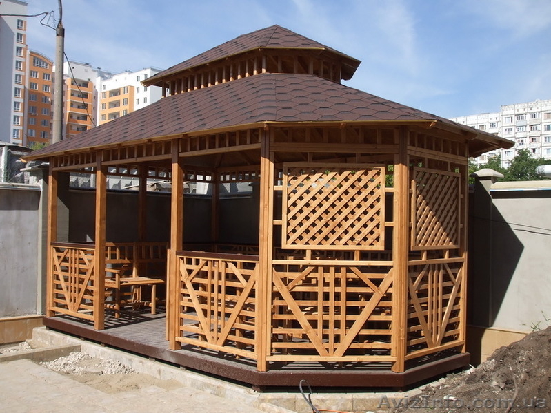 БЕСЕДКИ, ТЕРРАСЫ, КОЛОДЦЫ, КАЧЕЛИ, ПЕРГОЛЫ, БАРБЕКЮ, МОСТИКИ, ИГРОВЫЕ ПЛОЩАДКИ,  - <ro>Изображение</ro><ru>Изображение</ru> #7, <ru>Объявление</ru> #752829