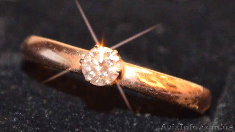 Кольцо с бриллиантом "Русские Самоцветы"  - <ro>Изображение</ro><ru>Изображение</ru> #3, <ru>Объявление</ru> #772616