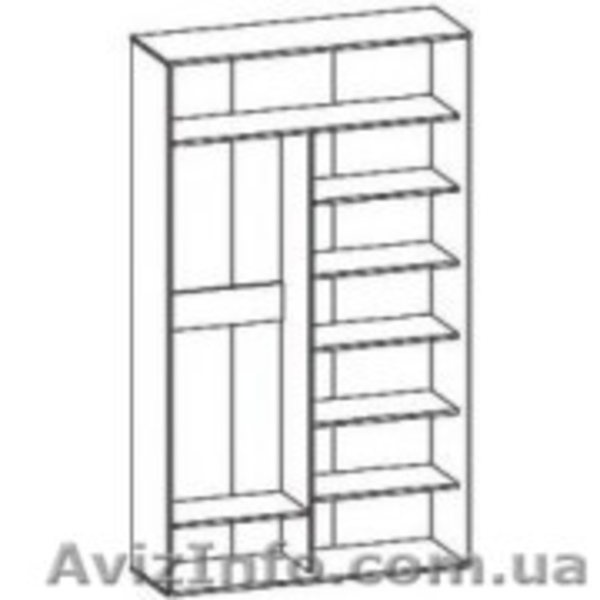 Шкаф купе, Купе-02, РТВ, Шкаф-купе двухдверный. - <ro>Изображение</ro><ru>Изображение</ru> #1, <ru>Объявление</ru> #781953