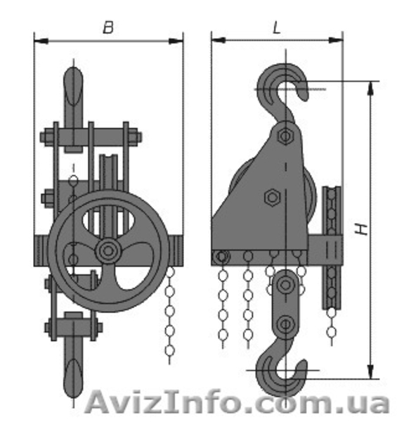 Тали ручные червячные передвижные - <ro>Изображение</ro><ru>Изображение</ru> #3, <ru>Объявление</ru> #777835