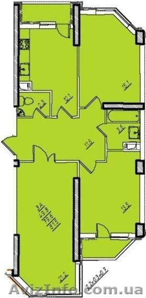 Продам 3 комнатную квартиру , Слободка , новостройка - <ro>Изображение</ro><ru>Изображение</ru> #2, <ru>Объявление</ru> #316594