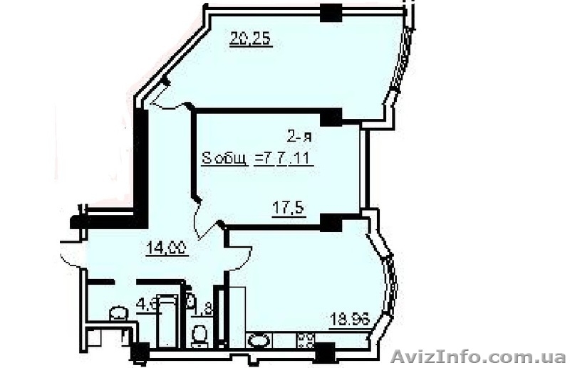 Продам квартиру на ул. Французский бульвар - <ro>Изображение</ro><ru>Изображение</ru> #2, <ru>Объявление</ru> #868477