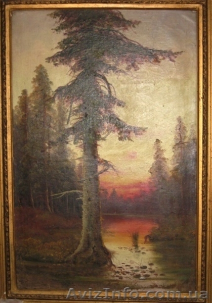 Пейзаж, конец XIX века - <ro>Изображение</ro><ru>Изображение</ru> #7, <ru>Объявление</ru> #864743